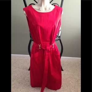 ELLEN TRACY NWT RED DRESS